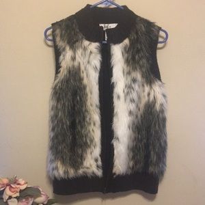 Faux fur Knitwear Vest